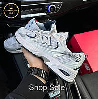 Чоловічі білі кросівки New Balance 530 blue-silver, спортивні кросівки re баланс для чоловіків