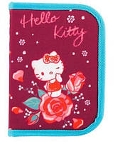 Пенал жесткий одинарный 621 Hello Kitty 20х14 х 3.5 см Kite