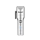 Машинка для стриження волосся Kemei Km-6050, фото 4