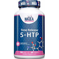 Аминокислота Haya Labs 5-HTP Time Release 100 mg, 60 таблеток CN10201 VH