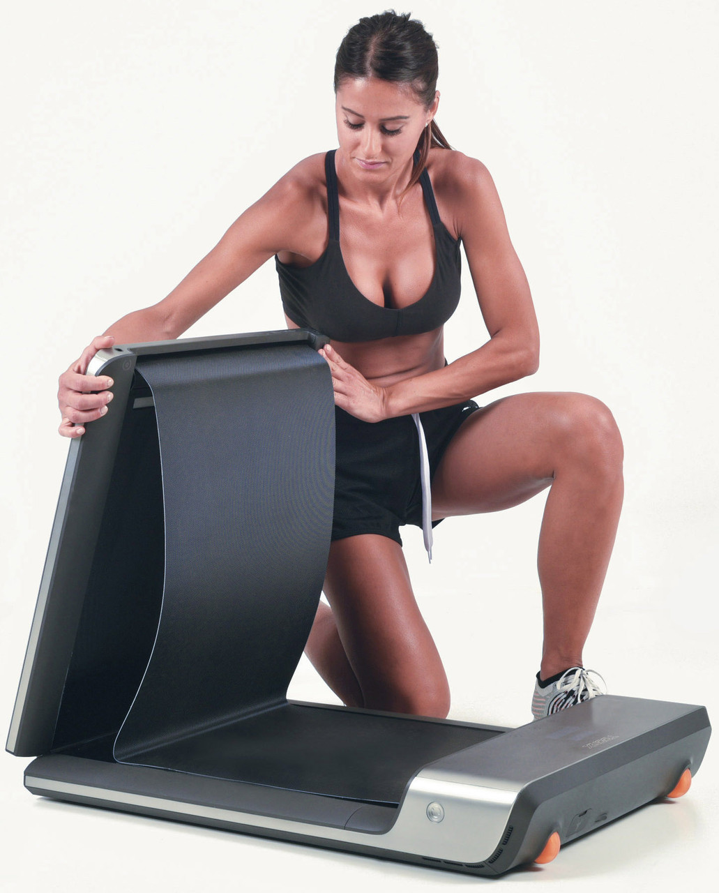 Бігова доріжка Toorx Treadmill WalkingPad with Mirage Display Mineral Grey (WP-G) ll - фото 4 - id-p1934768927