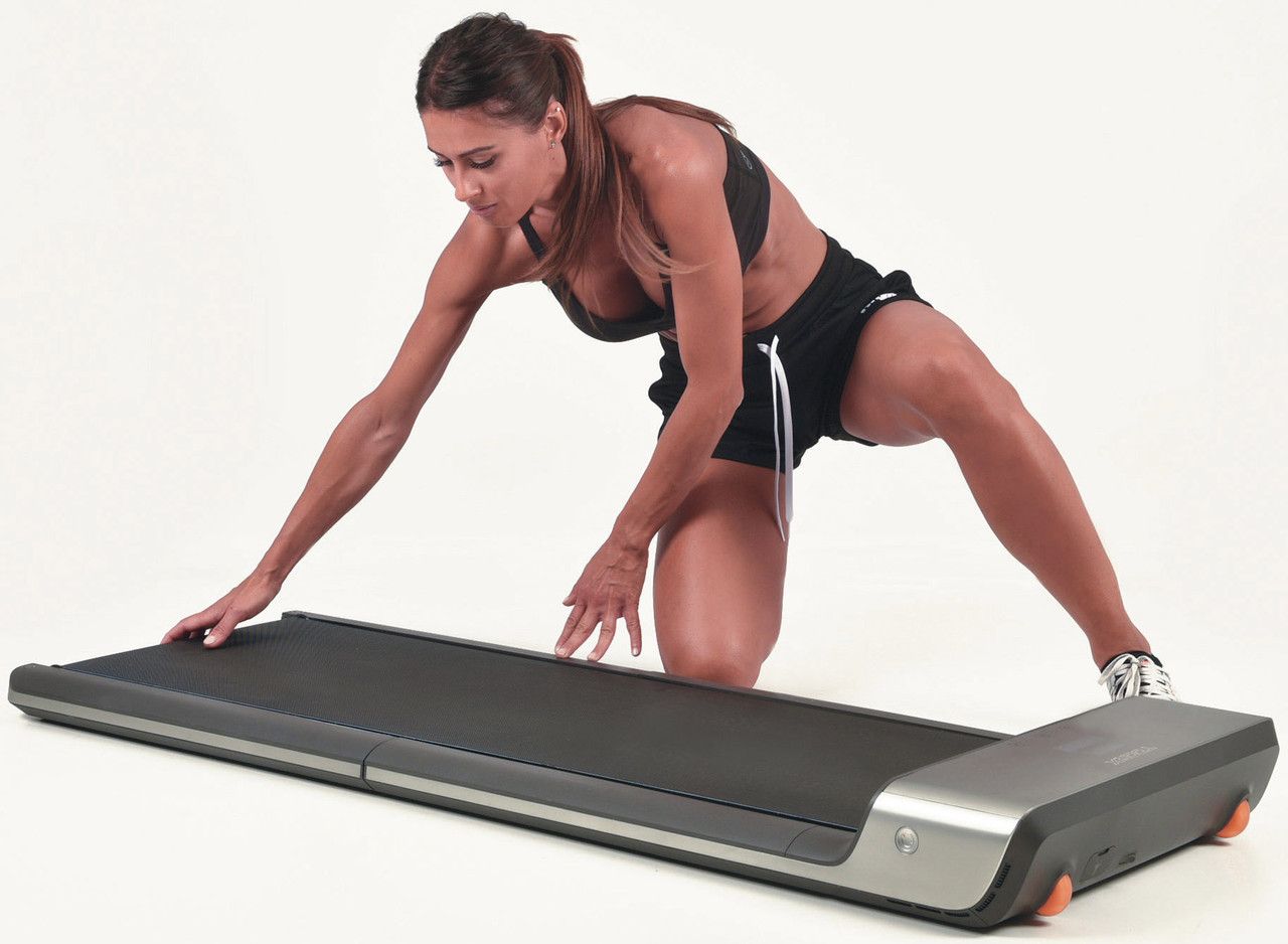 Бігова доріжка Toorx Treadmill WalkingPad with Mirage Display Mineral Grey (WP-G) ll - фото 6 - id-p1934768927