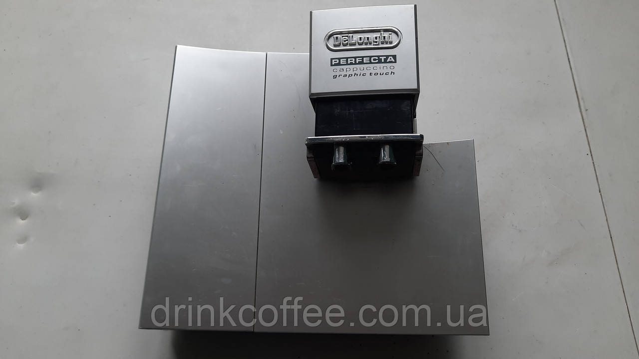 Панель лицьова сервісна дверцята диспенсер подавання кави кавомашини DeLonghi ESAM 5600_2 Perfecta Cappuccino б/у, фото 1