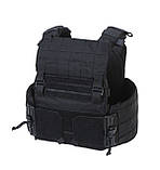 Плитоноска тактична чорна Molle PL-022 (з подвійним швидким скиданням), фото 8