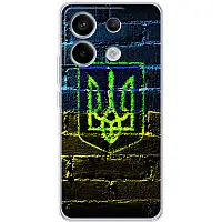 Чохол Силіконовий з Картинкою на Xiaomi Redmi Note 13 5G (Патріотичний, Герб України)