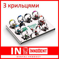 Набор кламмеров Hygenic / Хайдженик с крыльями Фиеста, 9 шт, FIESTA 9 COLOR-CODED CLAMP PACK WINGED (Coltene)