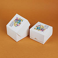 Пасхальная Коробочка 110*110*80 мм Коробка под пасхальные подарки сувениры гостинцы