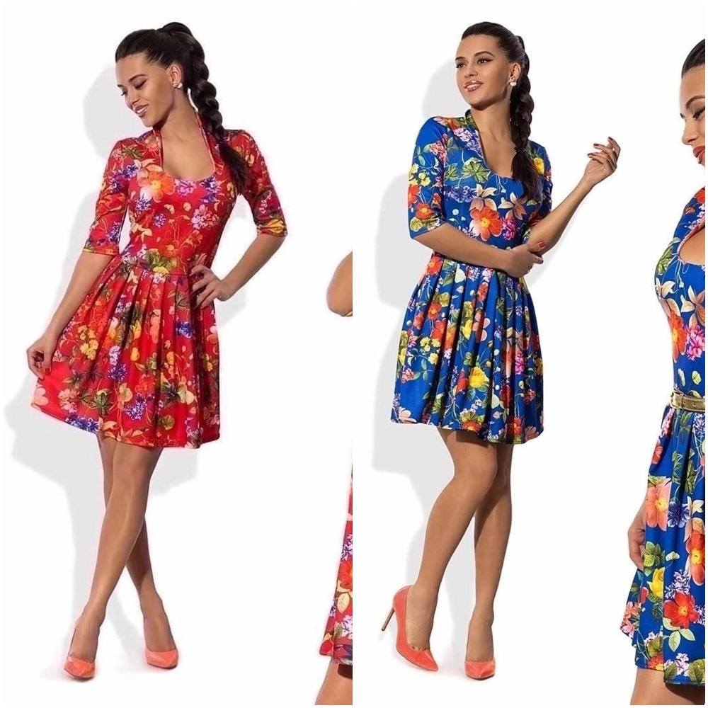 Коротка сукня-тюльпан весна-літо розміри норма