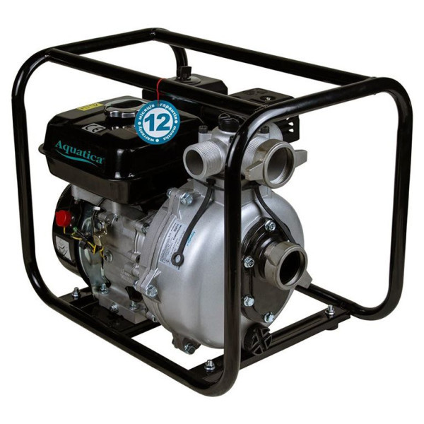 Мотопомпа бензинова Aquatica AQ20H (772535) 7.5к.с. Hmax 70м Qmax 35м³/год (4-х тактний), фото 1