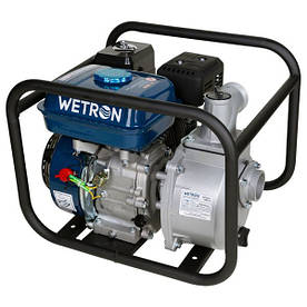Мотопомпа бензинова Wetron WM50CX (772551) 7.5к.с. Hmax 28м Qmax 30м³/год (чотиритактний)