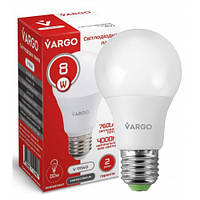 Світлодіодна LED лампа VARGO A60 8W E27 4000K (V-111140)