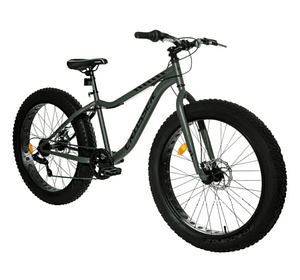 Велосипед гірський підлітковий Crosser Fat Bike 24″ рама 13 Сірий