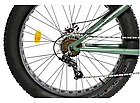 Велосипед гірський підлітковий Crosser Fat Bike 24″ рама 13 Сірий, фото 5
