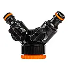 Колектор на 2 виходи під конектор 3/4" - 1" Irrigation Tools внутрішнє різьблення