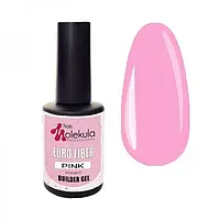 Укрепляющее базовое покрытие Builder Gel Molekula euro fiber 12 ml Pink розовый