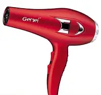Универсальный фен для укладки волос GM-1705 Фен для волос на 1800 Вт Красный