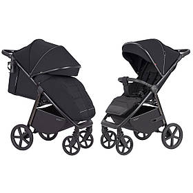 Прогулянкова коляска CARRELLO Bravo CRL-5515 NF 2024 року, Jet Black