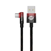 Игровой кабель Baseus MVP 2 Elbow Fast Charging Data Cable Type-C - USB быстрая зарядка 100W 2м CB000011 L Г