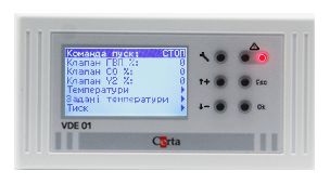 VDE 01 Виносний пульт для контролерів Certa (Церта), протокол RS-485 ModBus RTU