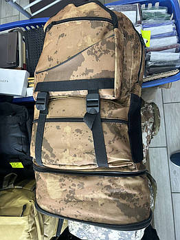 Рюкзак із розширенням тканинний на блискавці з кишенями 50-70 л у різних варіантах Cans