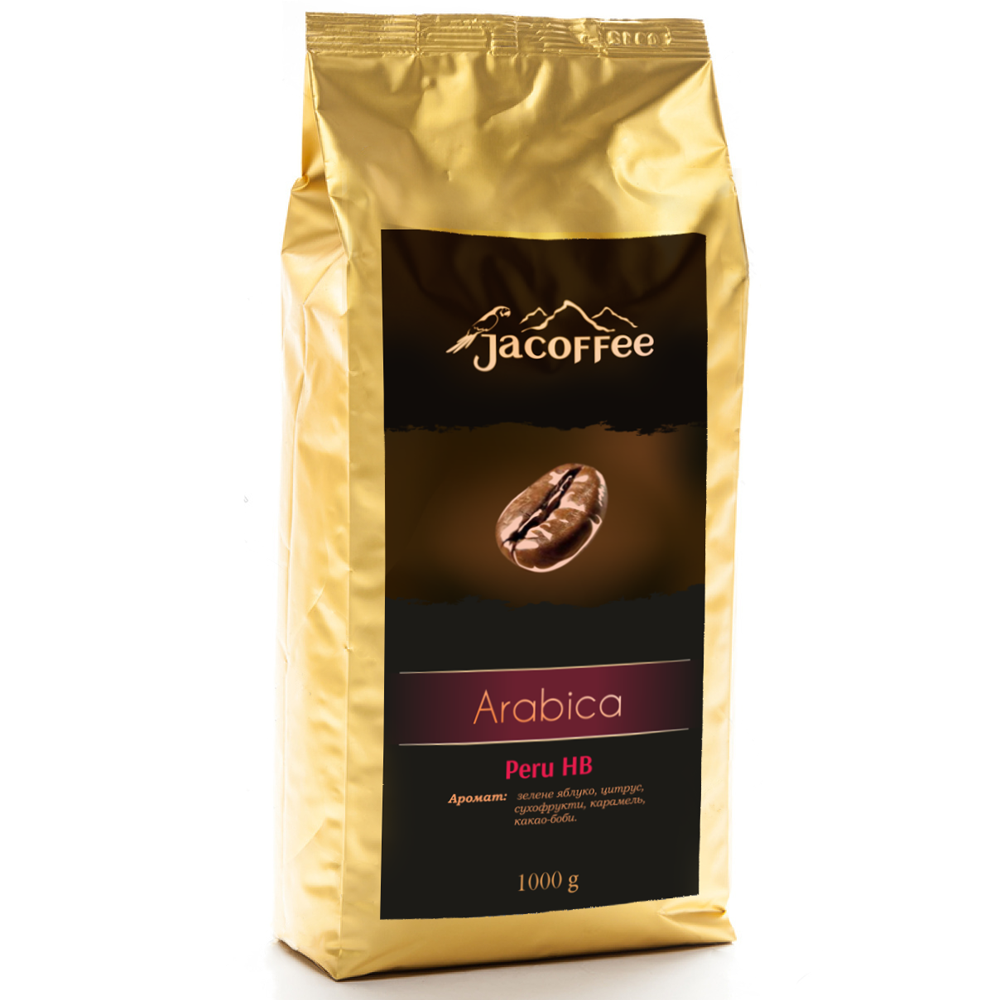 Кава в зернах Jacoffee Arabica Peru, 1кг