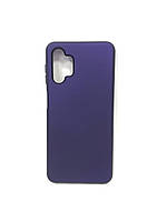 Силиконовый чехол "Оригинал Велюр" Samsung M325/M32 Dark Violet