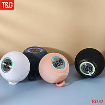 Bluetooth-колонка TG337 з rgb підсвічуванням, speakerphone, радіо, blue, фото 5