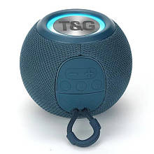 Bluetooth-колонка TG337 з rgb підсвічуванням, speakerphone, радіо, blue