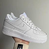 Женские кроссовки Nike Air Force 1 07 White Premium 3, Вьетнам, Кожа, 36-45, арт 0516v