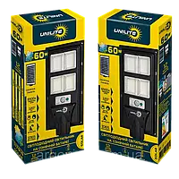 Світлодіодний вуличний світильник на сонячній батареї UNILITE 60W 6500K, 2700lm  V-117918