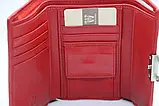 Жіночий шкіряний гаманець Wanlima 11045340662 Red/White, фото 5