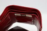 Жіночий шкіряний гаманець Wanlima 11045340662 Red/White, фото 6