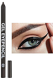 Гелевий олівець для очей Parisa Cosmetics Gel Eyepencil No 801 Чорний, 1.2 г, фото 2
