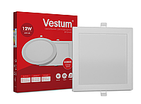 Светильник LED врезной квадратный Vestum 12W 4000K 220V