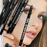 Гелевий олівець для очей Parisa Cosmetics Gel Eyepencil No 801 Чорний, 1.2 г, фото 3