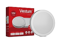 Светильник LED накладной круглый Vestum 18W 4000K 220V