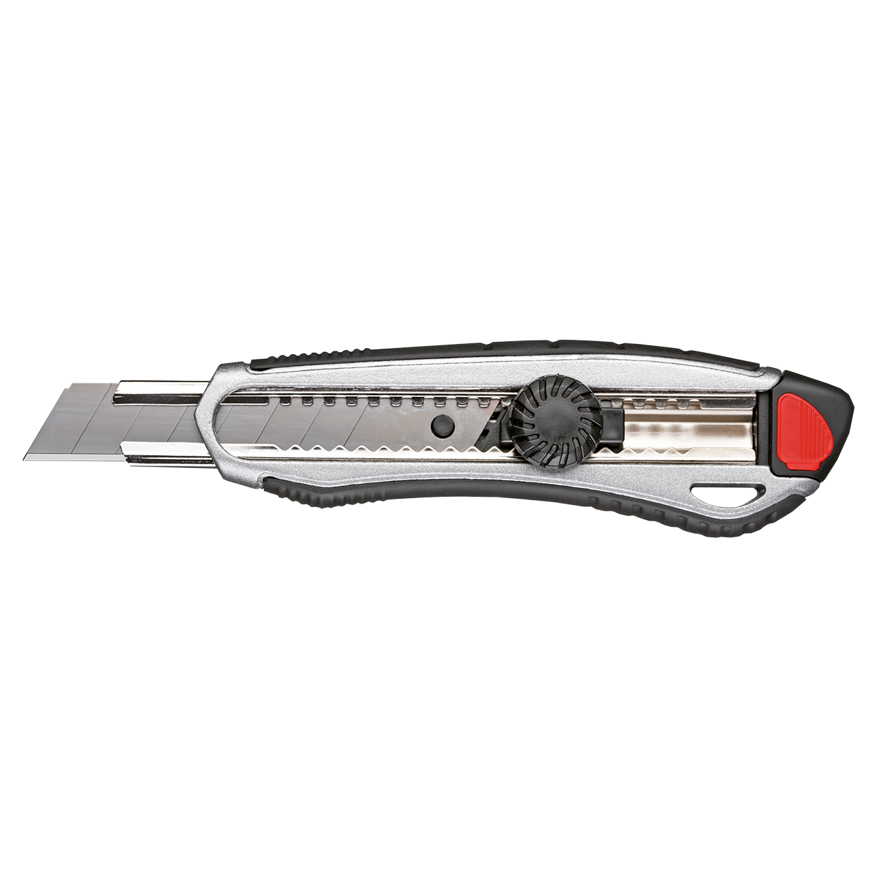 Ніж сегментний  18 мм, метал, двокомпонентна ручка, WGB (Німеччина), фото 1