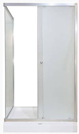 Душова кабіна Shower NEPTUN NPT-372 80х120х190 см без піддону хром прозоре скло 6 мм, фото 3