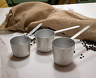 Набор из 3 турок для кофе кофеварка литая алюминиевая 500/400/350 мл