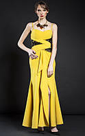 Жіноча вечірня сукня, довга, жовтого кольору від українського бренду Sweet Woman