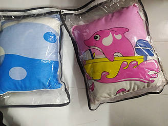 Подушка детская 35*35 перкаль/искусственный пух 130г