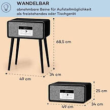 Музичний центр +вініловий програвач Auna Mary Ann Record Player, Німеччина, фото 3