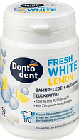 Dontodent Kaugummi Fresh White Lemon mit Xylit жевательные резинки без сахара со вкусом лимона 50 шт