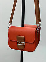 Жіноча сумка ,женская сумка Valentino Bag Orange/Brow