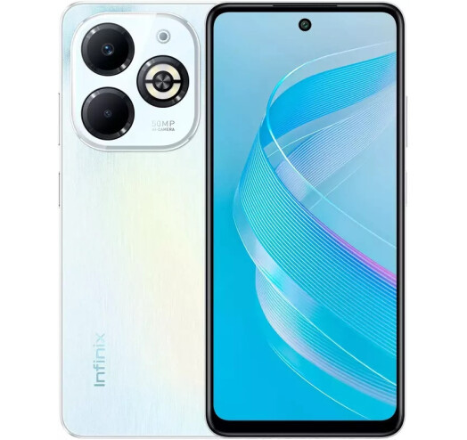 Смартфон Infinix Smart 8 Plus (X6526) 4/128Gb (Galaxy White)