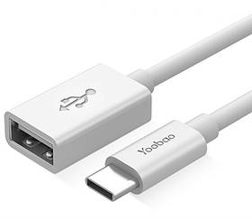 Кабель Type-C USB-A Yoobao адаптер OTG YB-CAF2 | 0.1M | USB 2.0