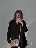 Valentino Bag Grey/Brown жіноча сумка женская сумка