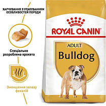 Сухий корм для собак ROYAL CANIN BULLDOG ADULT для породи англійський бульдог 12 кг, фото 4