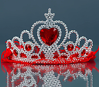 Праздничная корона Сердце красное ABC