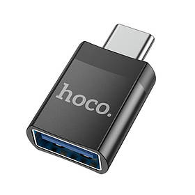 Перехідник Hoco Type-C USB Adapter UA17 |4A, USB3.0 OTG| адаптер